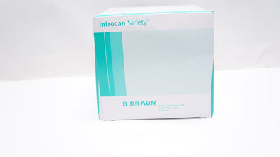 B.Braun 4252519-02 Introcan Safety IV Cath. 22G x 1inch x 35ml/min - Box of 50